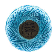 Presencia Perle Cotton Size 8 - 3810 Medium Electric Blue