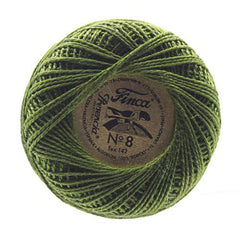 Presencia Perle Cotton Size 8 - 4565 Avocado Green