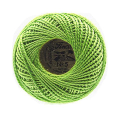 Presencia Perle Cotton Size 5 - 4636 Chartreuse