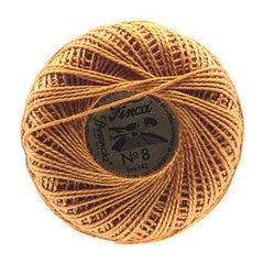Presencia Perle Cotton Size 8 - 7731 Golden Brown