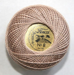Presencia Perle Cotton Size 8 - 8017 Taupe