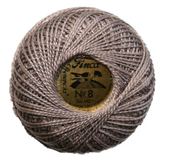 Presencia Perle Cotton Size 8 - 8742 Medium Shell Gray