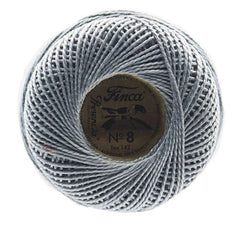 Presencia Perle Cotton Size 8 - 8773 Light Pewter