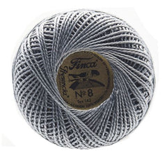 Presencia Perle Cotton Size 8 - 8779 Dark Pewter