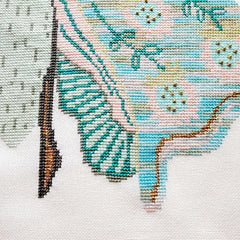 The Wishing Thorn Flower Moth II Cross Stitch Pattern