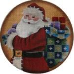 Rebecca Wood Designs Santa Presents 4 rnd 18m Needlepoint Canvas