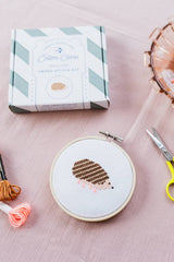 Cotton Clara Craft Kits & Supplies Hedgehog Cross Stitch Kit