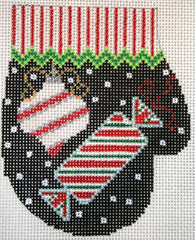 The Meredith Collection Peppermint Party Candy Ornament Needlepoint Canvas