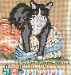 Needle Crossings In the Closet Needlepoint Canvas