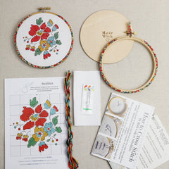 Stitchkits Crafts Mini Floral Cross Stitch Kit