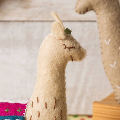 Corinne Lapierre Llamas Felt Embroidery Craft Kit