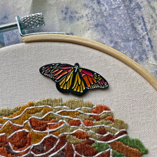 Kate Wyatt Fine Art Monarch Butterfly Needle Minder