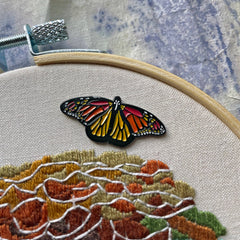 Kate Wyatt Fine Art Monarch Butterfly Needle Minder