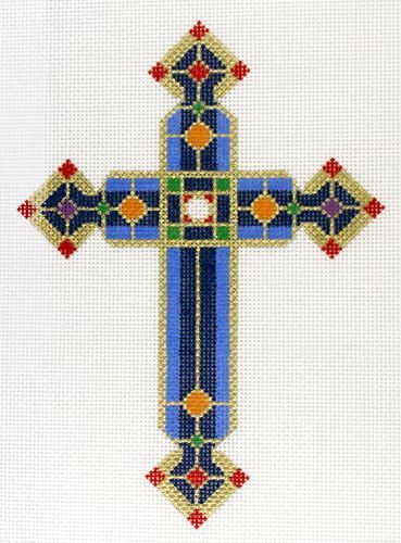 Lee's Needle Arts Cross Jewel Tone 3 Needlepoint Canvas