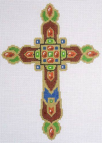Lee's Needle Arts Cross Red Needlepoint Canvas