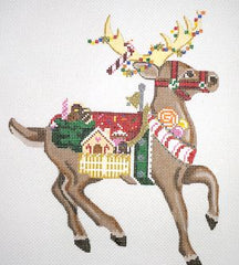 Painted Pony Designs Dasher With Candy Needlepoint Canvas