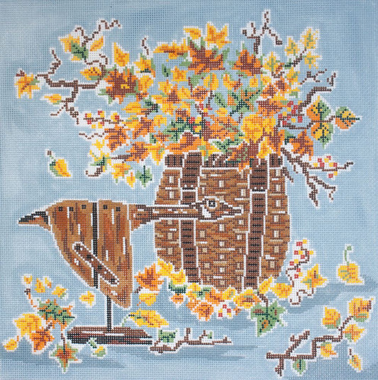 Cooper Oaks Design Fall Decoy SWB Needlepoint Canvas