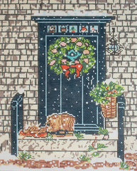 Cooper Oaks Design Blue Door SWB Needlepoint Canvas