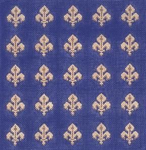 Cooper Oaks Design Fleur de Lis 425B Needlepoint Canvas