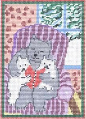 Cooper Oaks Design Bedtime Story SVG Needlepoint Canvas