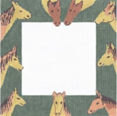 Cooper Oaks Design Susan Verble Gantner Horse Frame Needlepoint Canvas