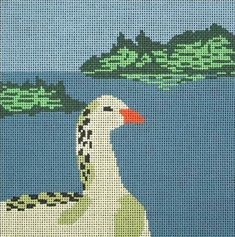 Cooper Oaks Design Goose SVG Needlepoint Canvas