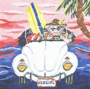 Cooper Oaks Design U Go Girl Needlepoint Canvas