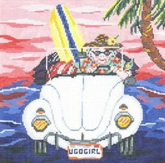 Cooper Oaks Design U Go Girl Needlepoint Canvas