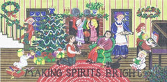 Cooper Oaks Design Making Spirits Bright MML Needlepoint Canvas