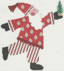 Cooper Oaks Design Santa's Gift COD Needlepoint Canvas