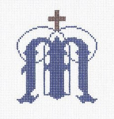 Cooper Oaks Design Immaculate Mary KS Needlepoint Canvas