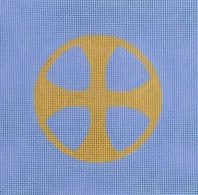 Cooper Oaks Design Celtic Cross KS 13m Needlepoint Canvas