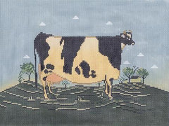 Cooper Oaks Design Vermont Cow Needlepoint Canvas