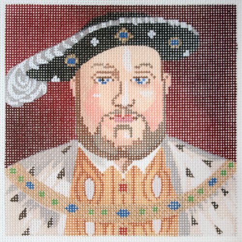 Labors of Love Henry VIII Needlepoint Canvas