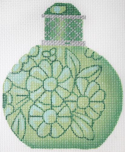 Labors of Love Jade Perfume Bottle Needlepoint Canvas