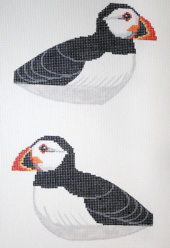 Labors of Love Puffin Needlepoint Canvas