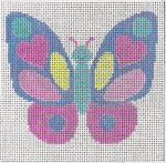 KCN Designers Butterfly Starter Needlepoint Canvas