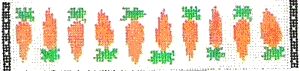 KCN Designers Carrots Book Weight Needlepoint Canvas
