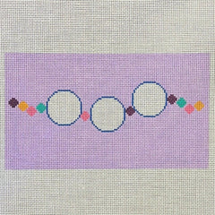 The Gingham Stitchery Krissy Johnson Designs Friendship Bracelet Acrylic Insert Needlepoint Canvas