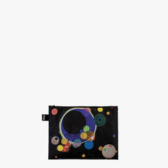 LOQI Mondrian Kandinsky Delaunay Recycled Project Bags - Set of 3