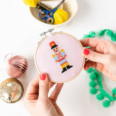 Cotton Clara Christmas Nutcracker Cross Stitch Kit