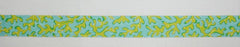 Kate Dickerson Needlepoint Collections Belt - Lilly-Inspired Seaweed - Lime on Caribbean Needlepoint Canvas