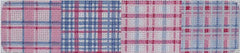 Kate Dickerson Needlepoint Collections Cuff Madras Patchwork Pinks & Periwinkles Needlepoint Canvas