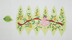 Kate Dickerson Needlepoint Collections 12 Days Pear #9 Ladies Dancing Needlepoint Canvas