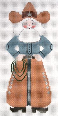 Painted Pony Designs Western Santa 115 Needlepoint Canvas