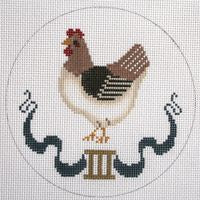 Painted Pony Designs French Hen 523 Needlepoint Canvas