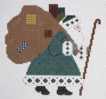 Painted Pony Designs Norwegian Santa 586 Needlepoint Canvas