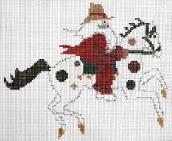 Painted Pony Designs Paint Pony Santa Needlepoint Canvas