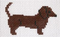 Painted Pony Designs Daschund 812 Needlepoint Canvas