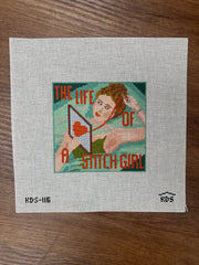 The Gingham Stitchery Kirkland Design Studios Life Of A Stitch Girl Needlepoint Canvas
